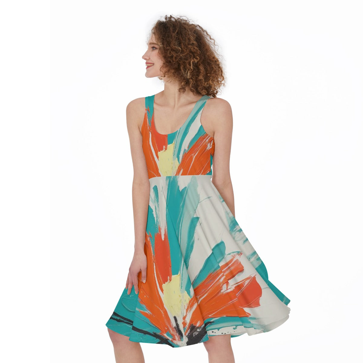 All-Over Print Women's Sleeveless Dress