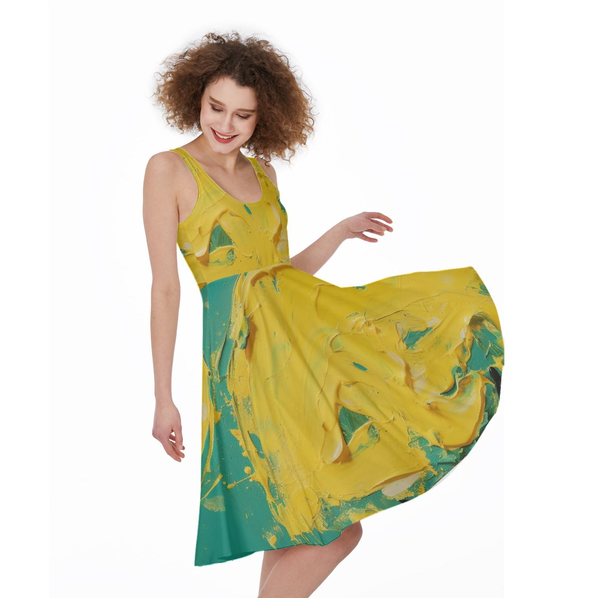 All-Over Print Women's Sleeveless Dress