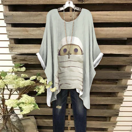 All-Over Print Women's Bat Sleeve Shirt