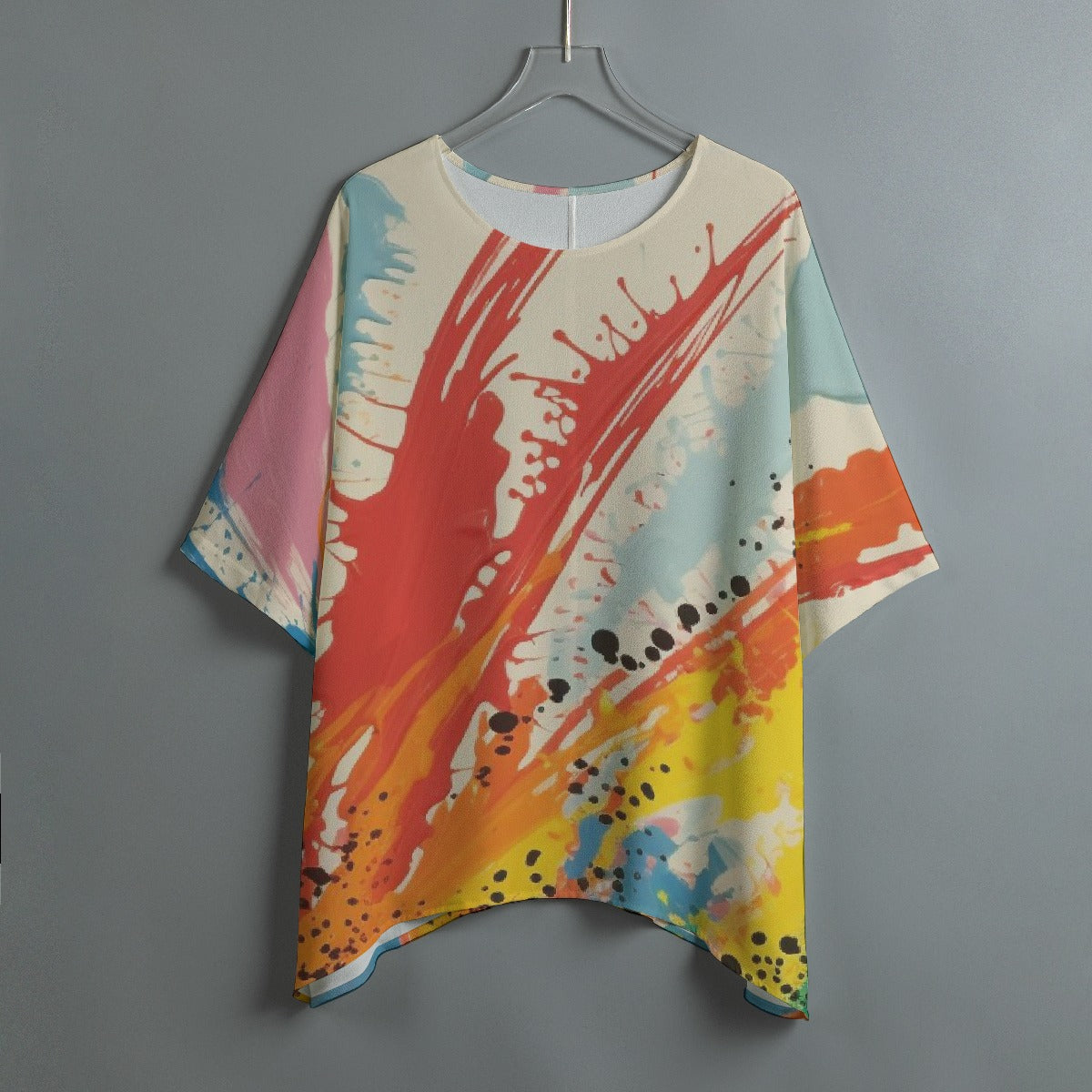 All-Over Print Women's Bat Sleeve Shirt