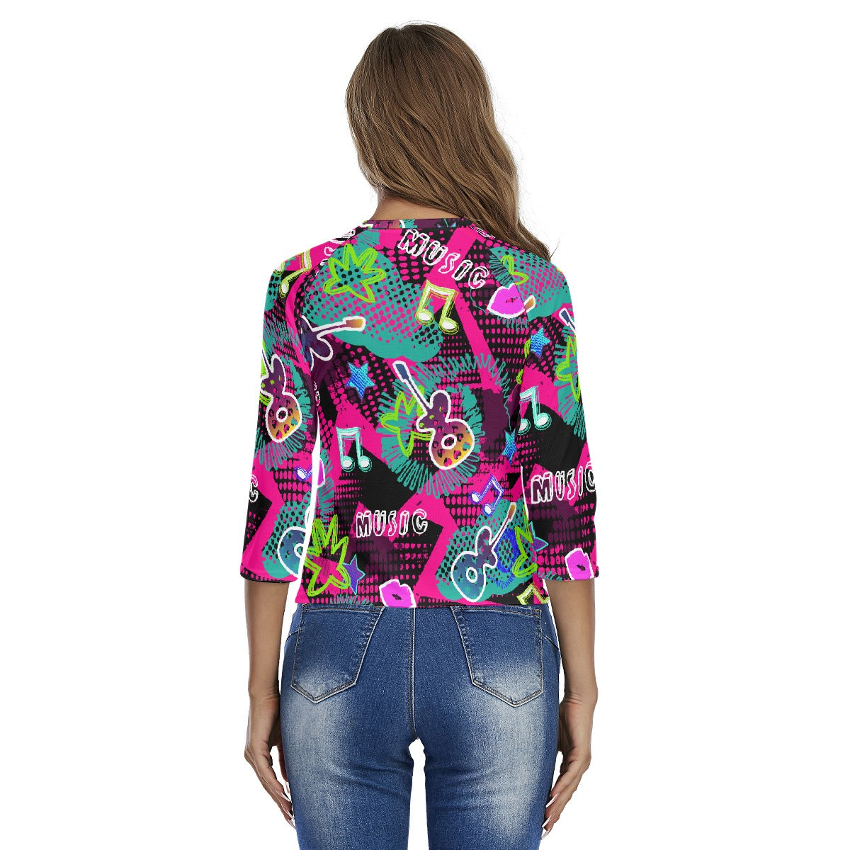 All-Over Print Women's Raglan Sleeves T-shirts