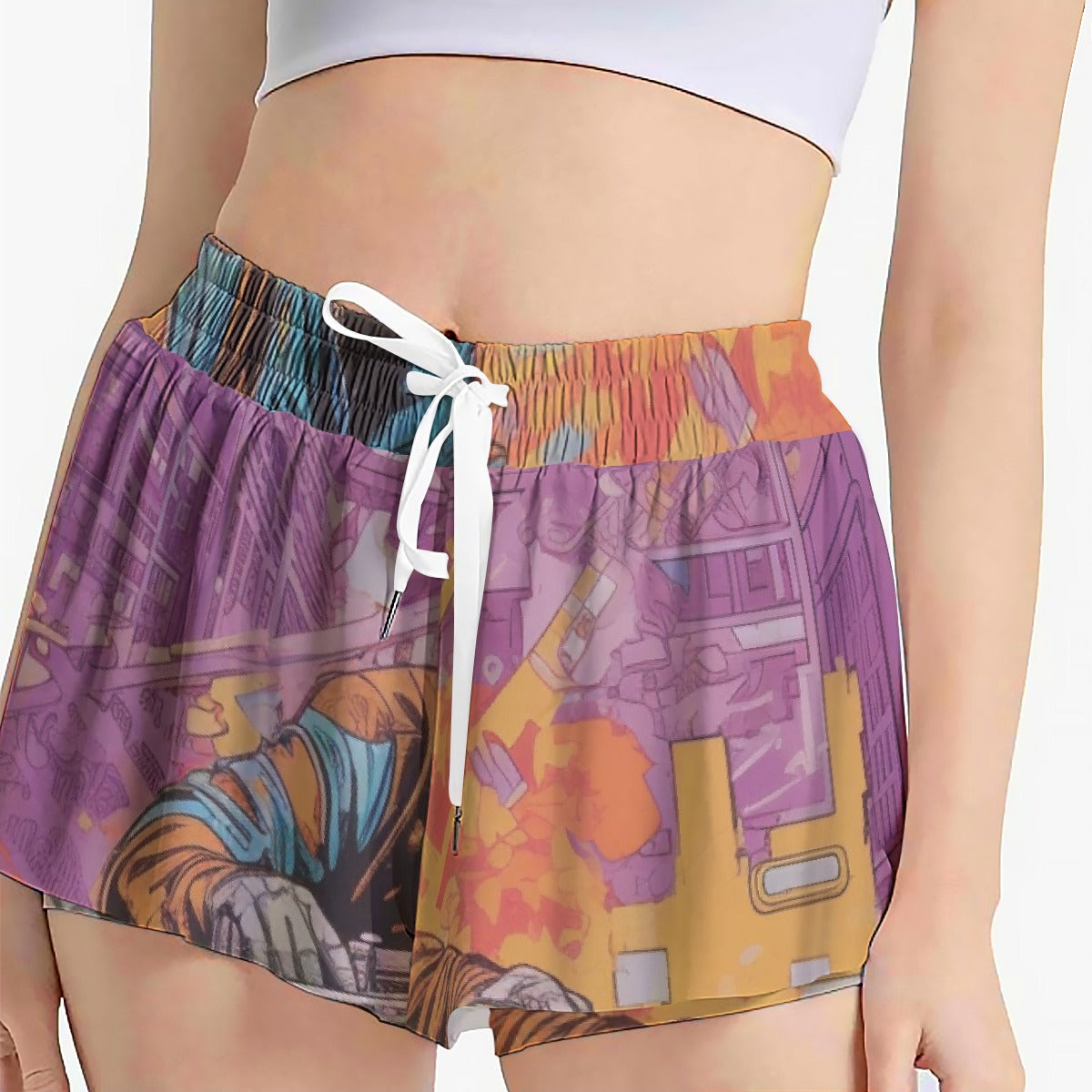 All-Over Print Women's Sport Skorts With Pocket