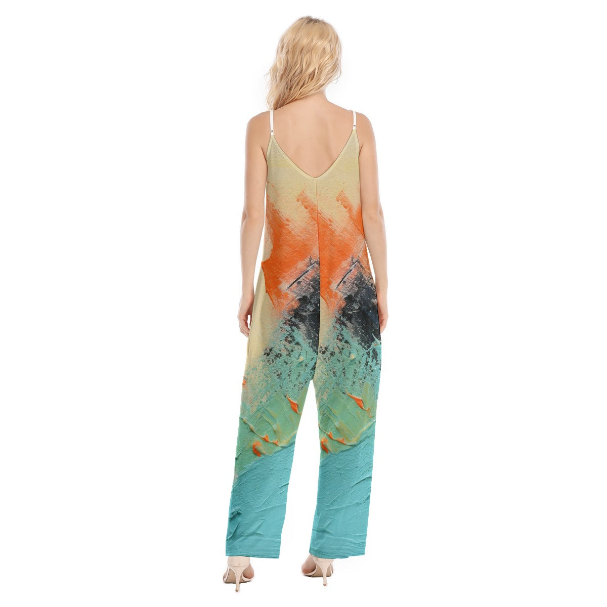 All-Over Print Women's Loose Cami Jumpsuit