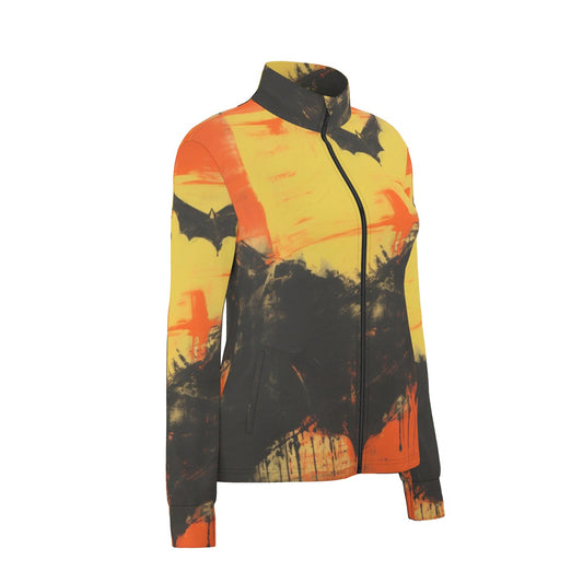 All-Over Print Women's Long Sleeve Thumbhole Jacket