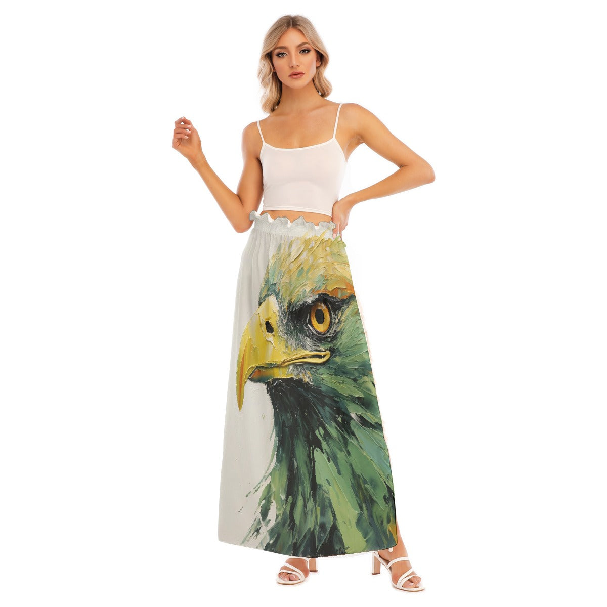 All-Over Print Women's Side Split Skirt