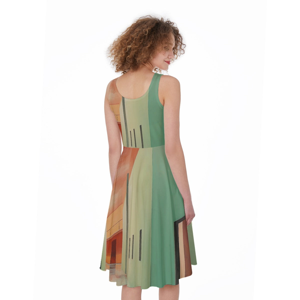 All-Over Print Women's Sleeveless Dress