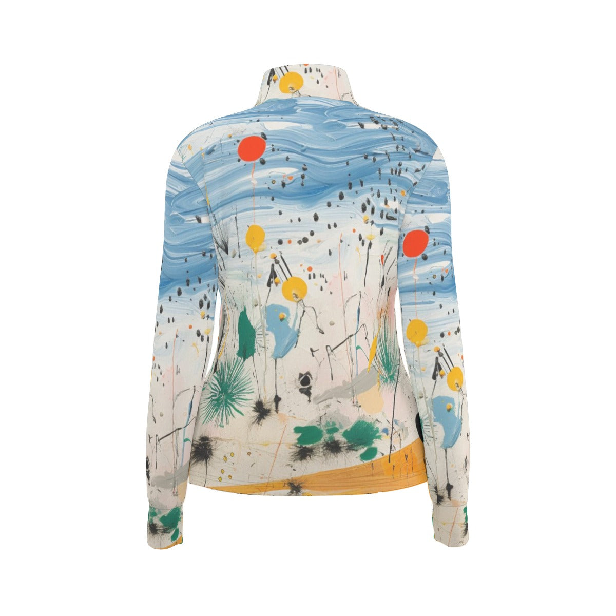 All-Over Print Women's Long Sleeve Thumbhole Jacket