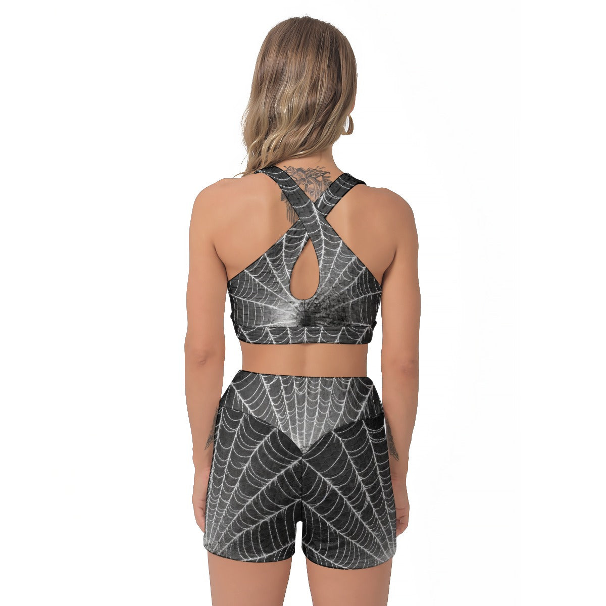 All-Over Print Women's Sports Bra Suit