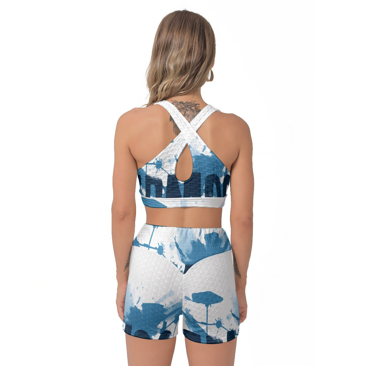 All-Over Print Women's Sports Bra Suit