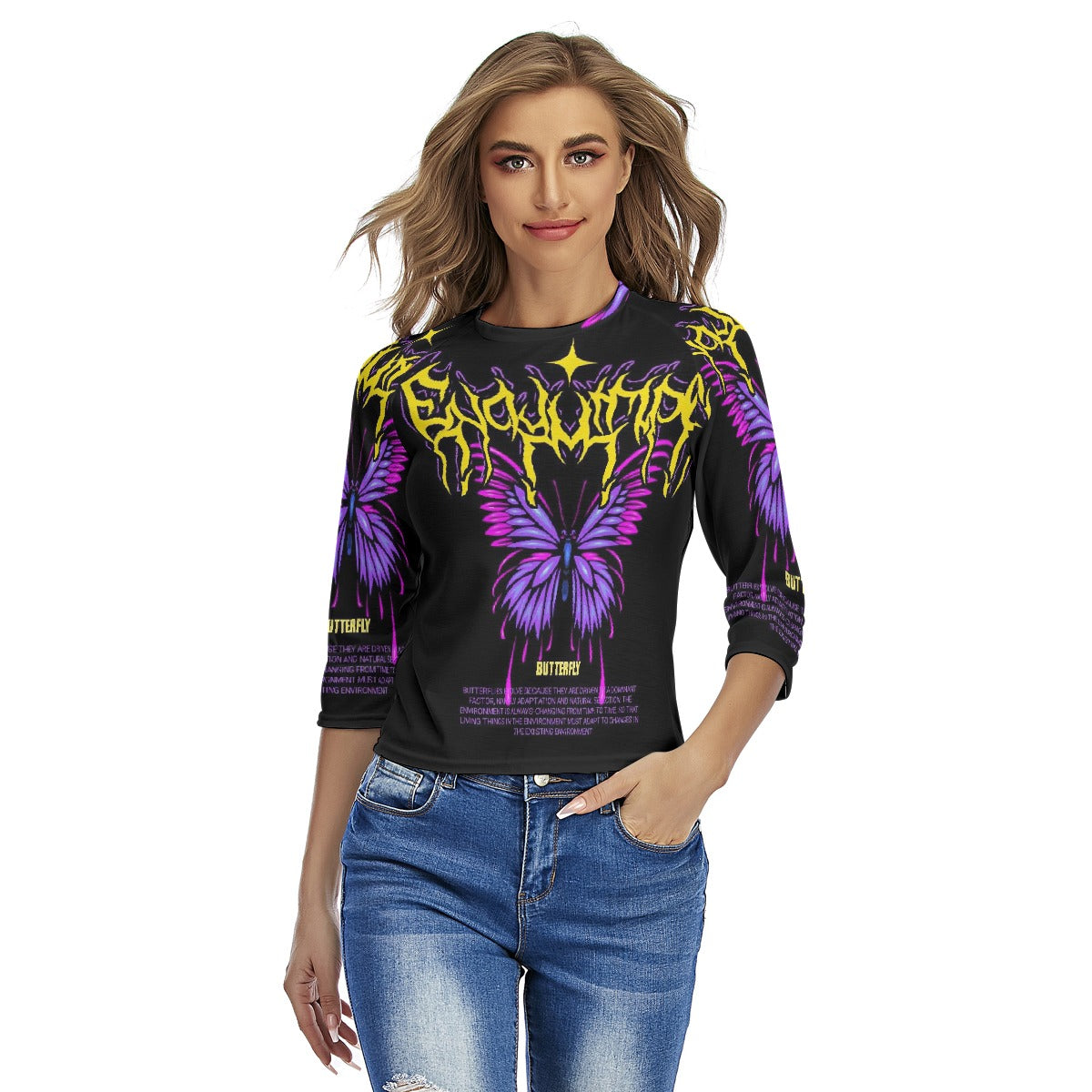 All-Over Print Women's Raglan Sleeves T-shirts