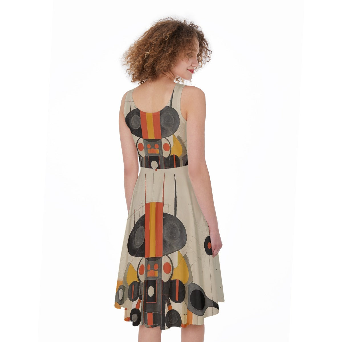 All-Over Print Women's Sleeveless Dress