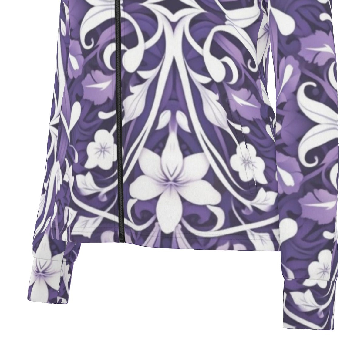 All-Over Print Women's Long Sleeve Thumbhole Jacket