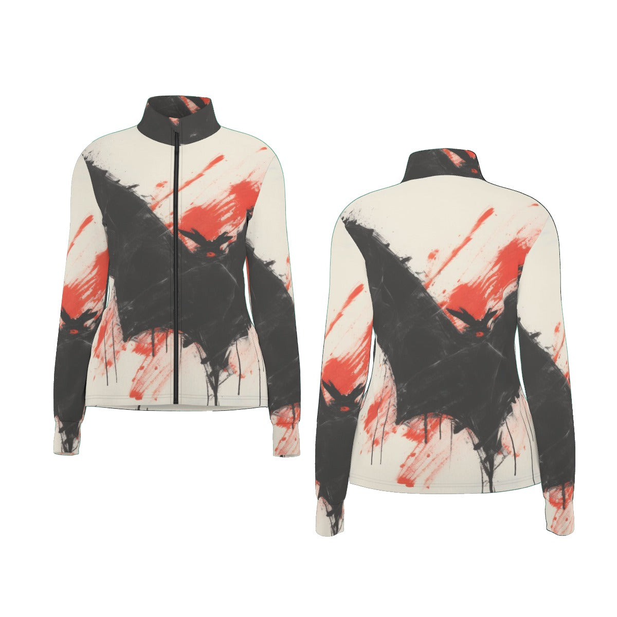 All-Over Print Women's Long Sleeve Thumbhole Jacket