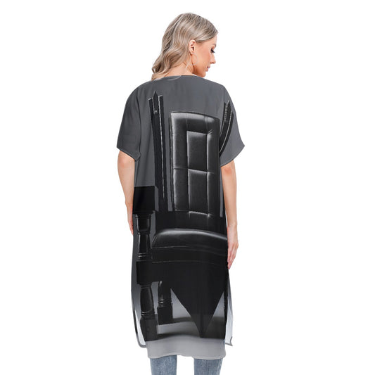 All-Over Print Women's Short Sleeve Cardigan