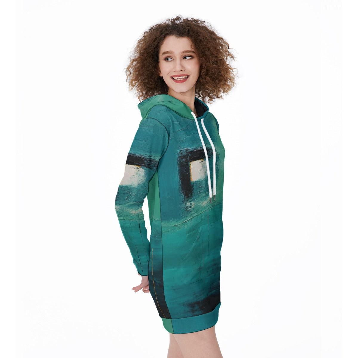 All-Over Print Women's Long Hoodie