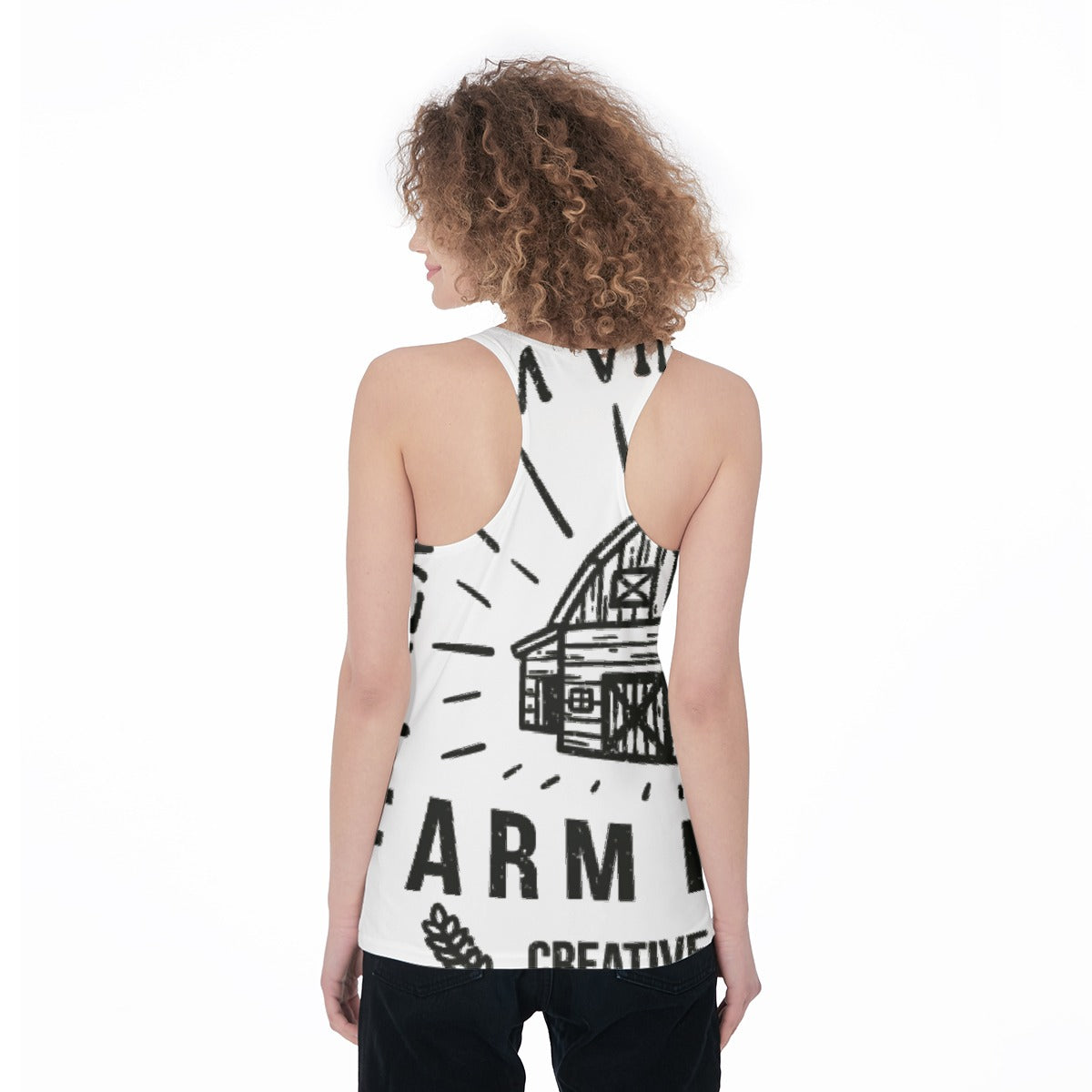 All-Over Print Women's Racerback Tank Top