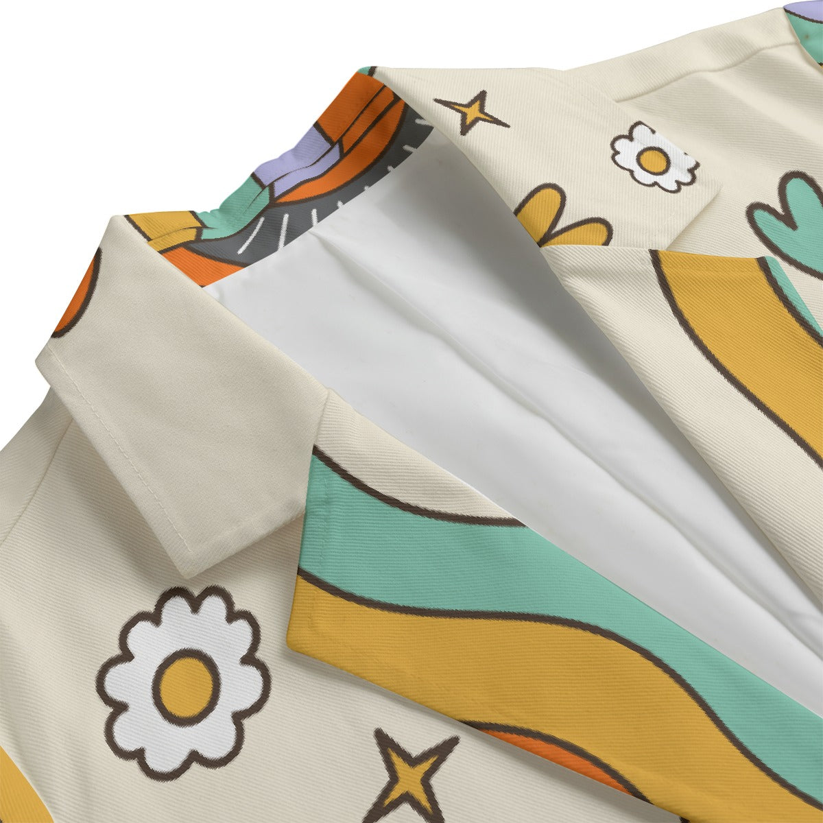 All-Over Print Women's Leisure Blazer