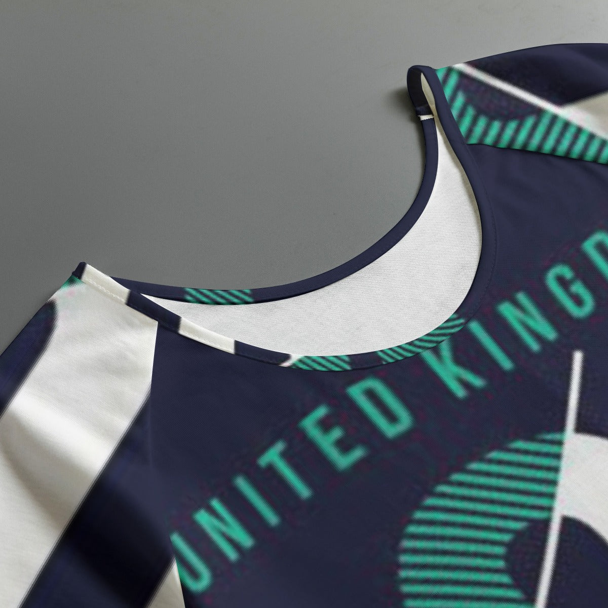 All-Over Print Women's Round Neck T-shirt With Raglan Sleeve