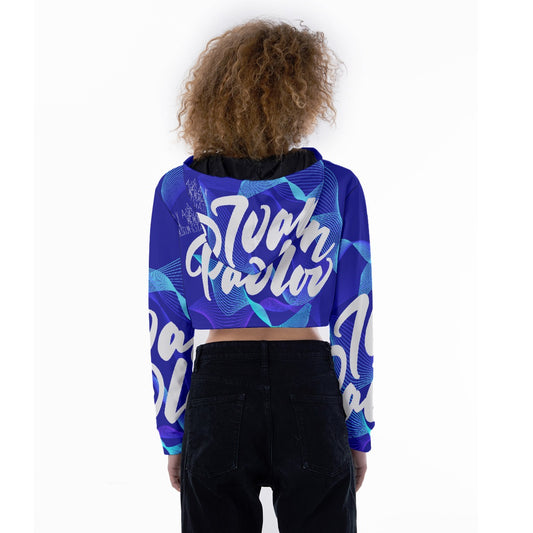 All-Over Print Women's Crop Top Hoodie