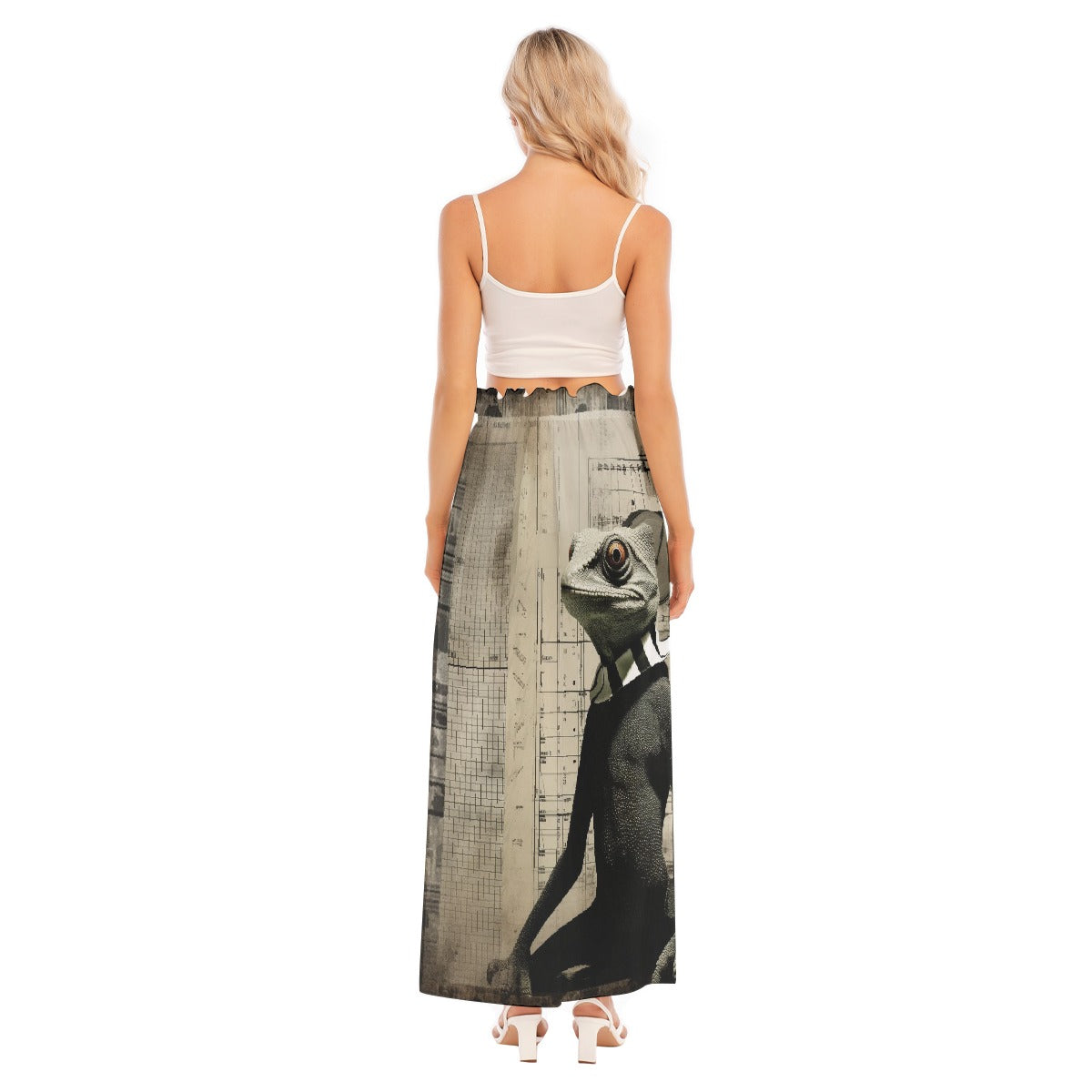 All-Over Print Women's Side Split Skirt
