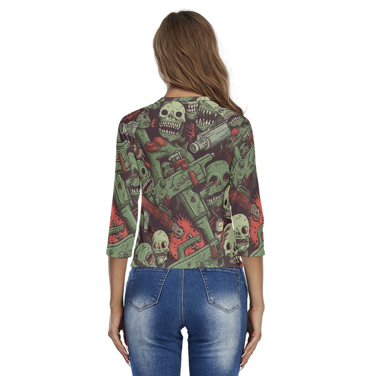 All-Over Print Women's Raglan Sleeves T-shirts