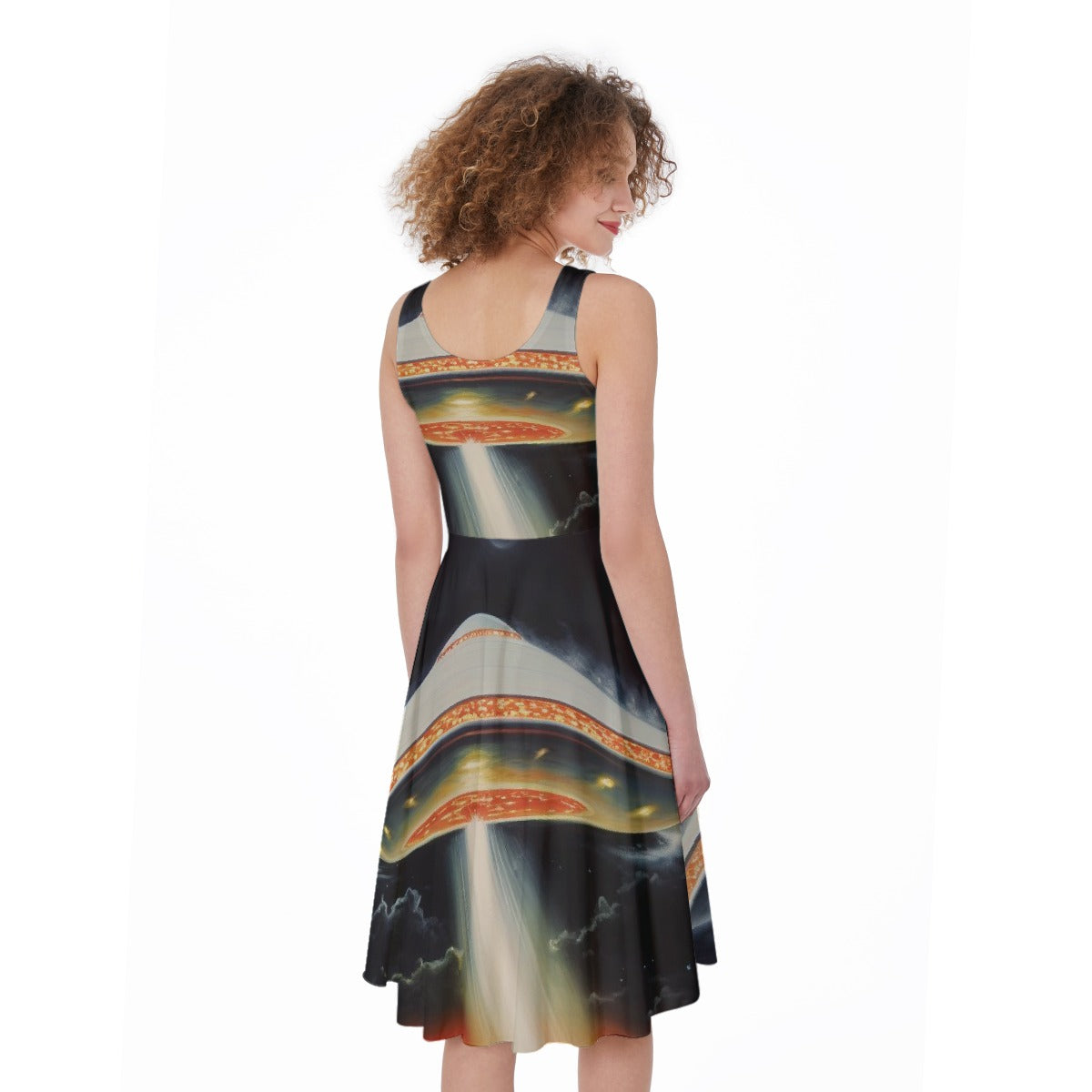 All-Over Print Women's Sleeveless Dress