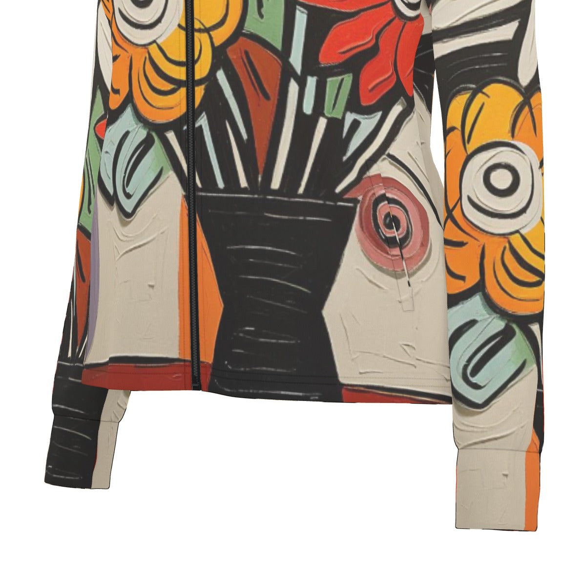 All-Over Print Women's Long Sleeve Thumbhole Jacket