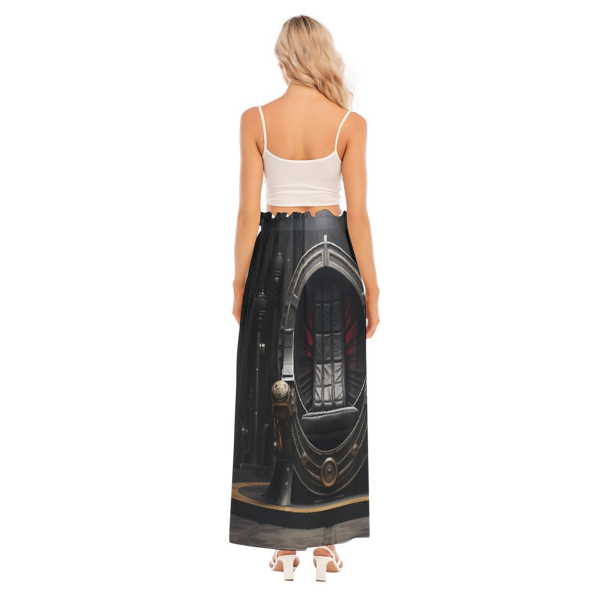 All-Over Print Women's Side Split Skirt