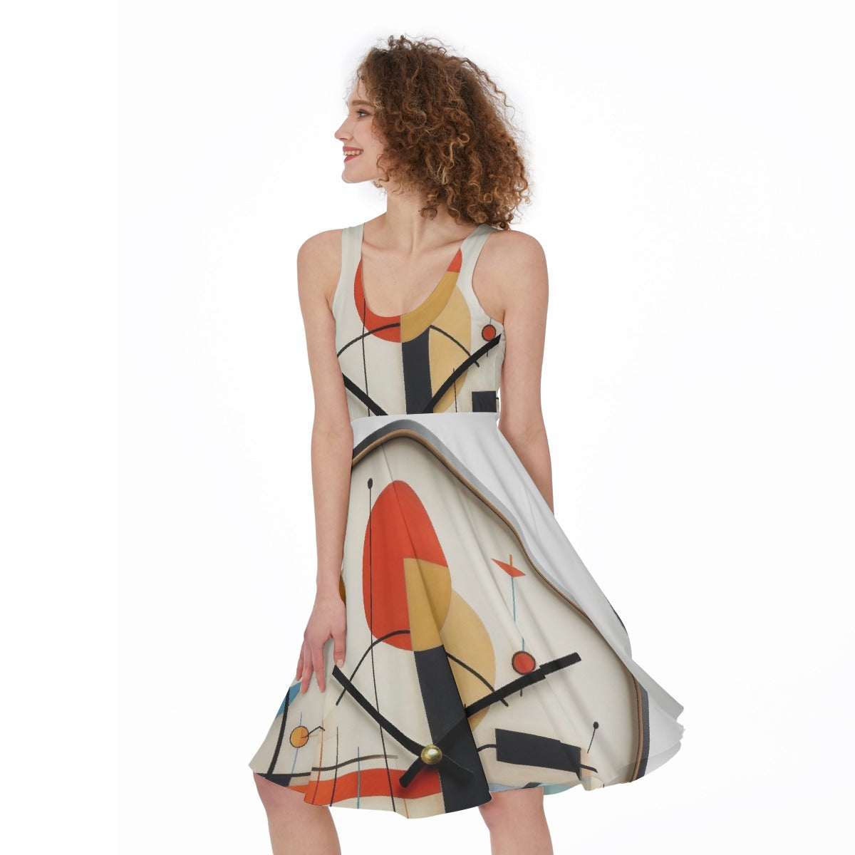 All-Over Print Women's Sleeveless Dress
