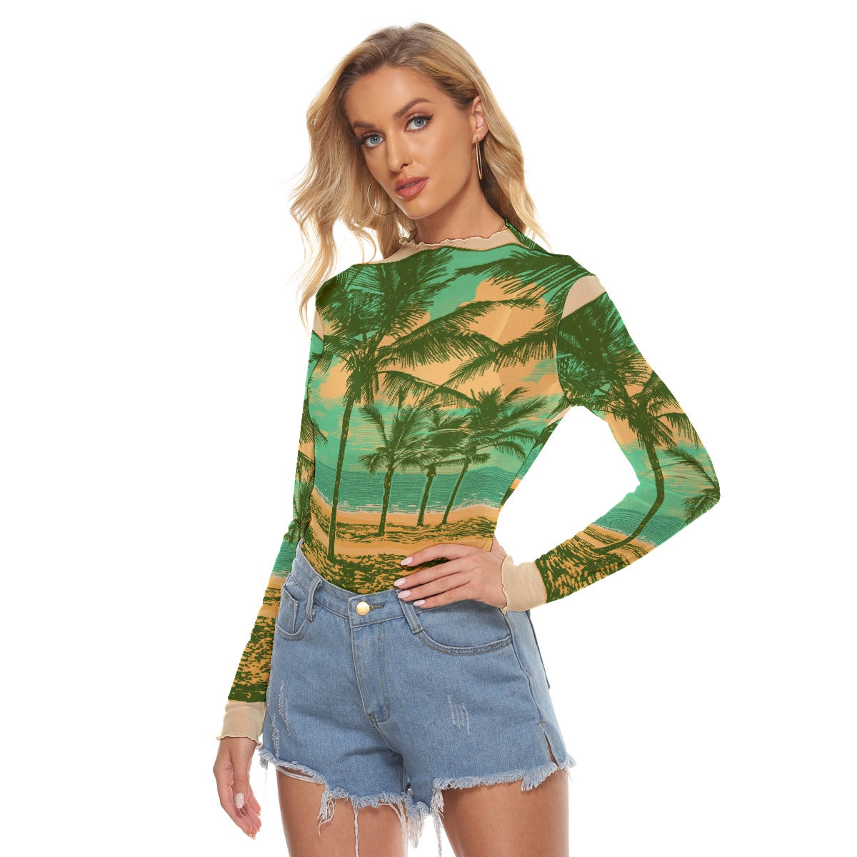All-Over Print Women's Mesh T-shirt