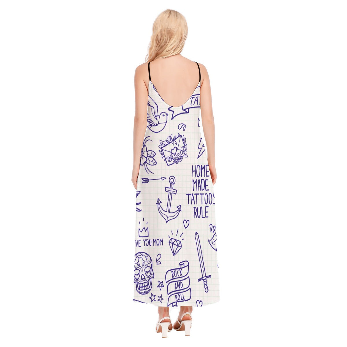 All-Over Print Women's Sling Dress