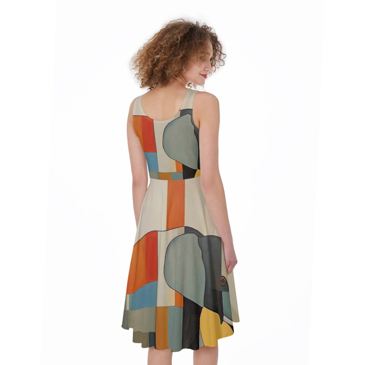 All-Over Print Women's Sleeveless Dress