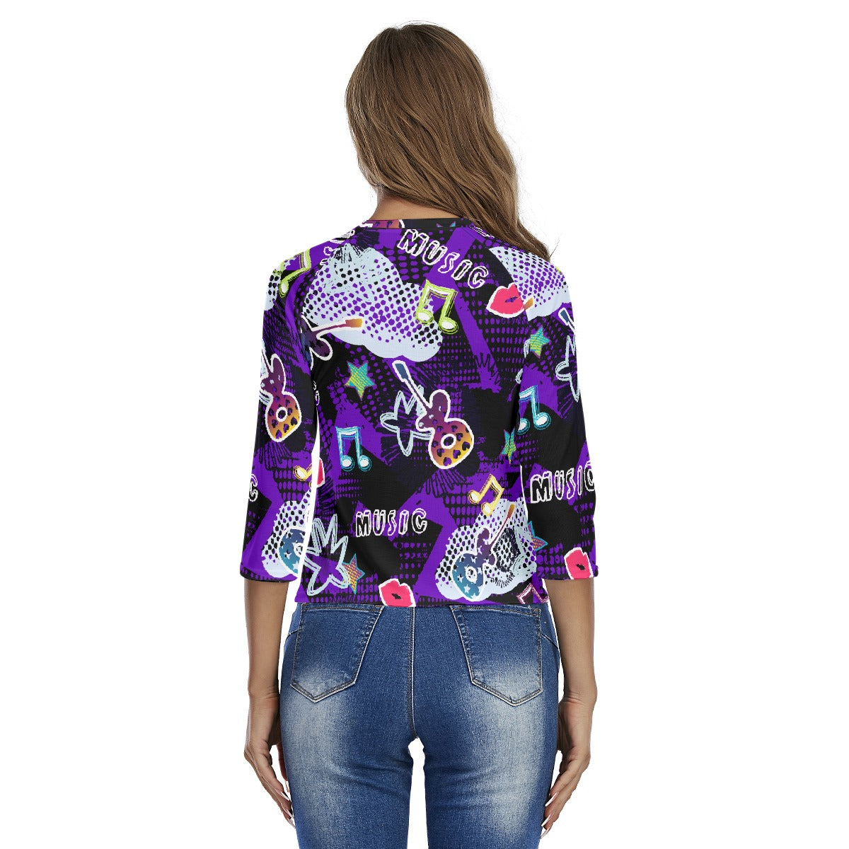 All-Over Print Women's Raglan Sleeves T-shirts