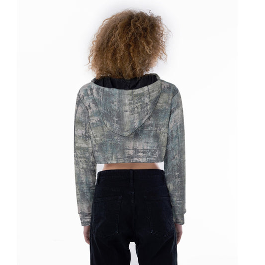 All-Over Print Women's Crop Top Hoodie