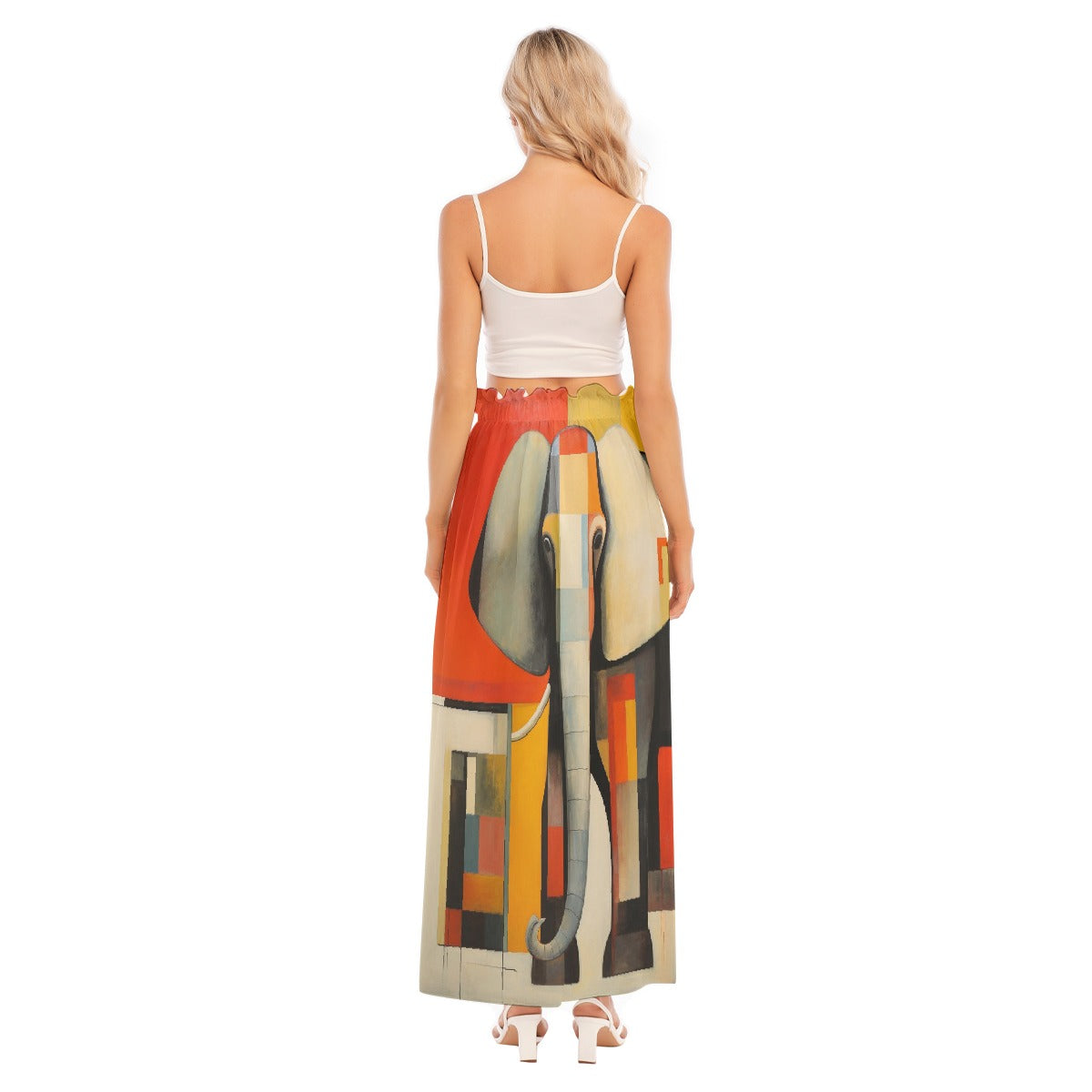All-Over Print Women's Side Split Skirt