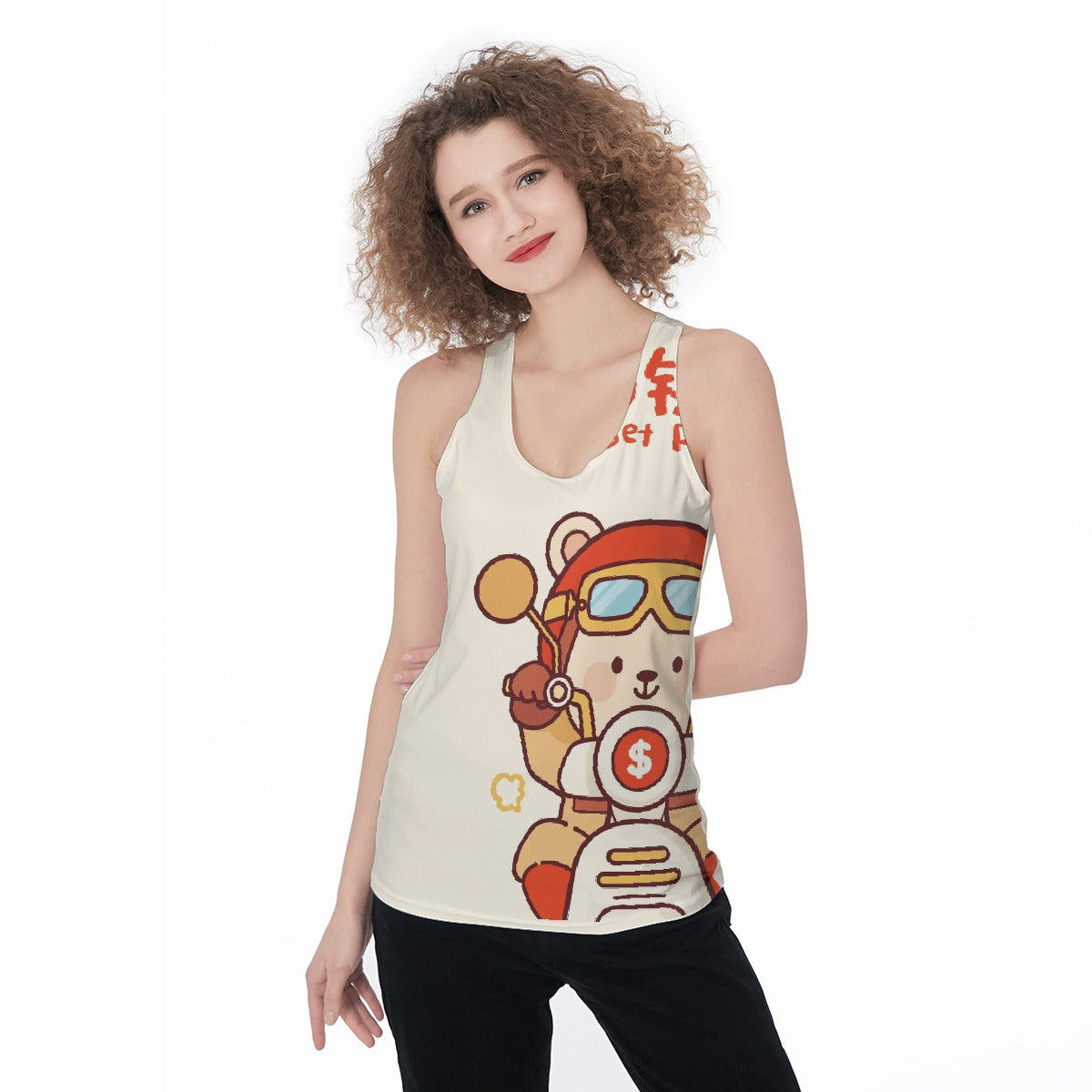 All-Over Print Women's Racerback Tank Top