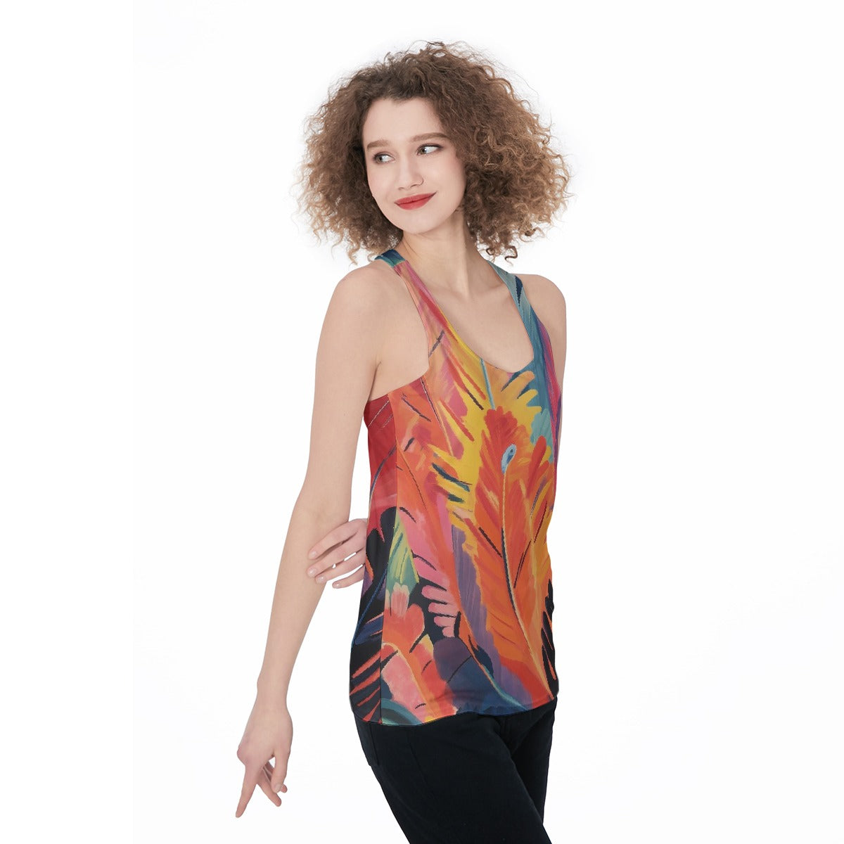 All-Over Print Women's Racerback Tank Top