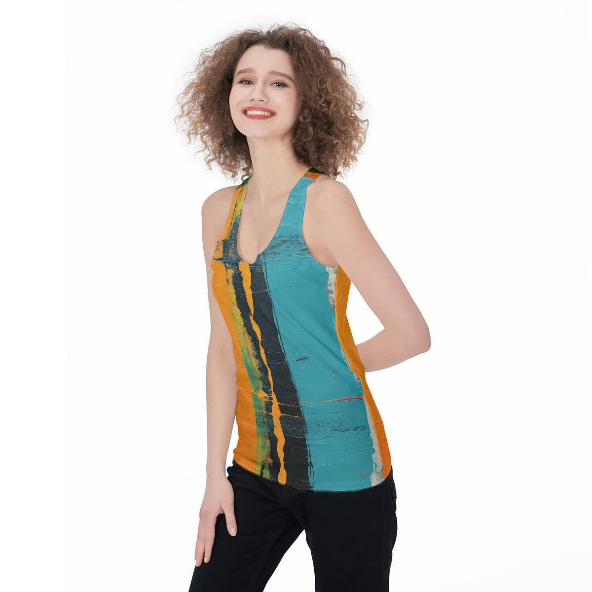 All-Over Print Women's Racerback Tank Top