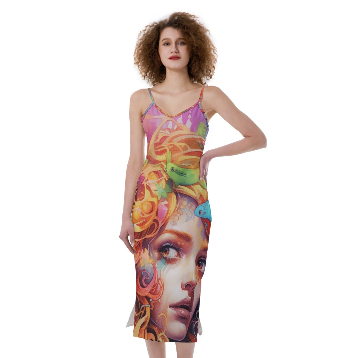 All-Over Print Women's Cami Dress