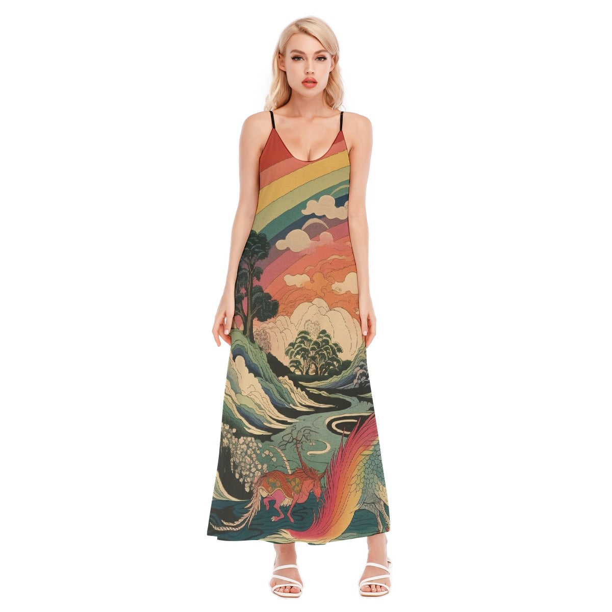 All-Over Print Women's Sling Dress