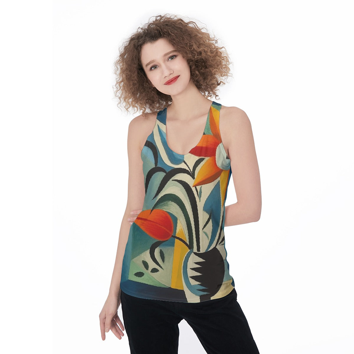All-Over Print Women's Racerback Tank Top