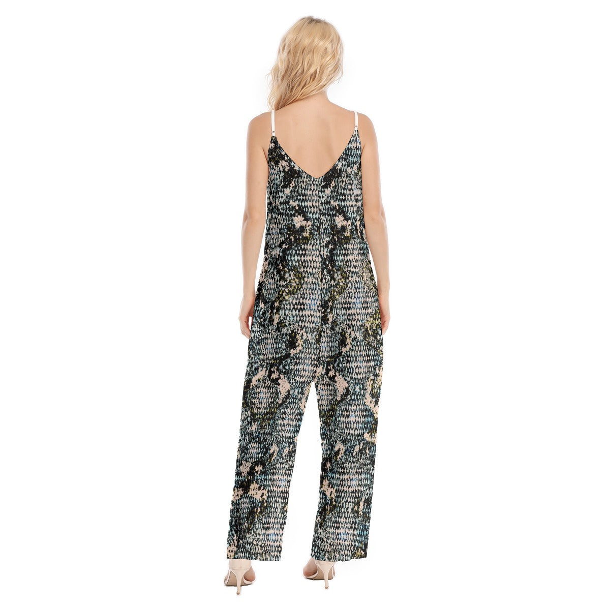 All-Over Print Women's Loose Cami Jumpsuit