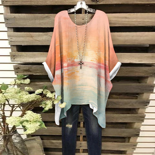 All-Over Print Women's Bat Sleeve Shirt