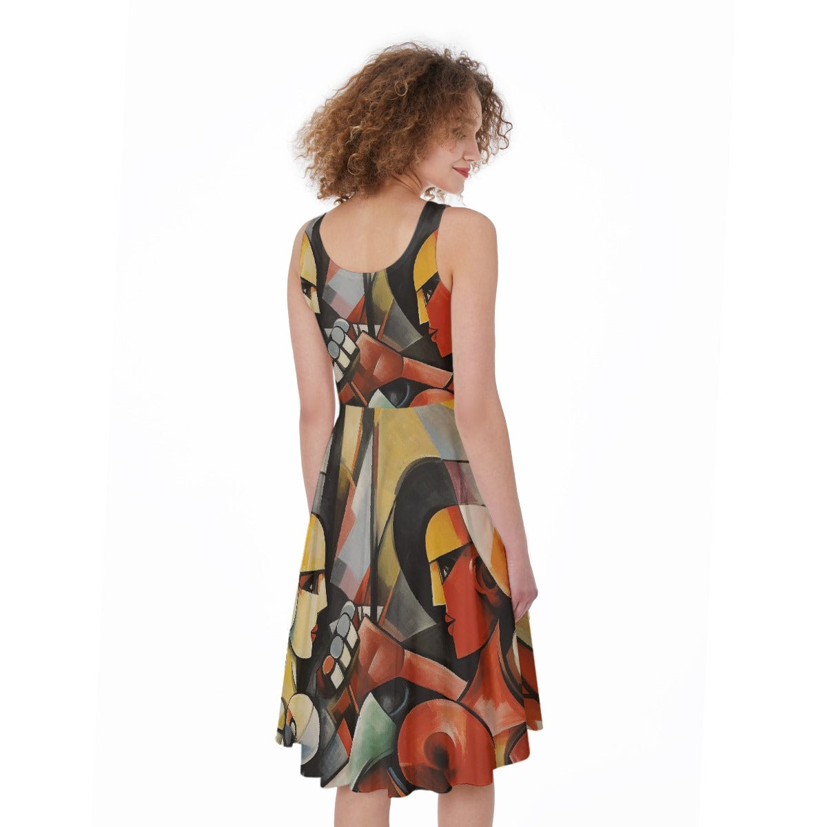 All-Over Print Women's Sleeveless Dress