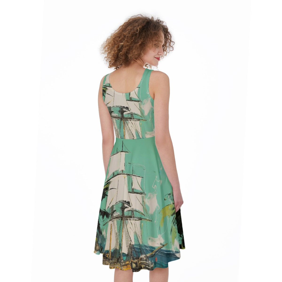 All-Over Print Women's Sleeveless Dress
