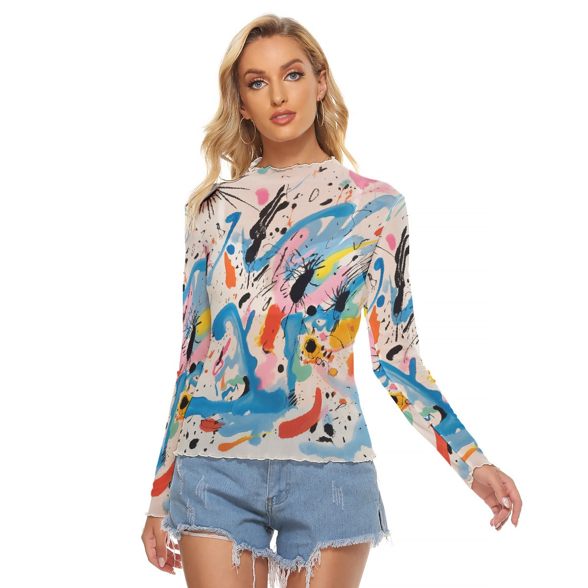 All-Over Print Women's Mesh T-shirt