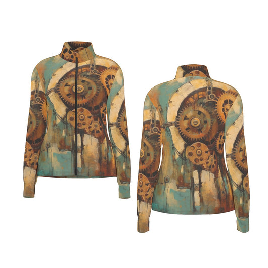 All-Over Print Women's Long Sleeve Thumbhole Jacket