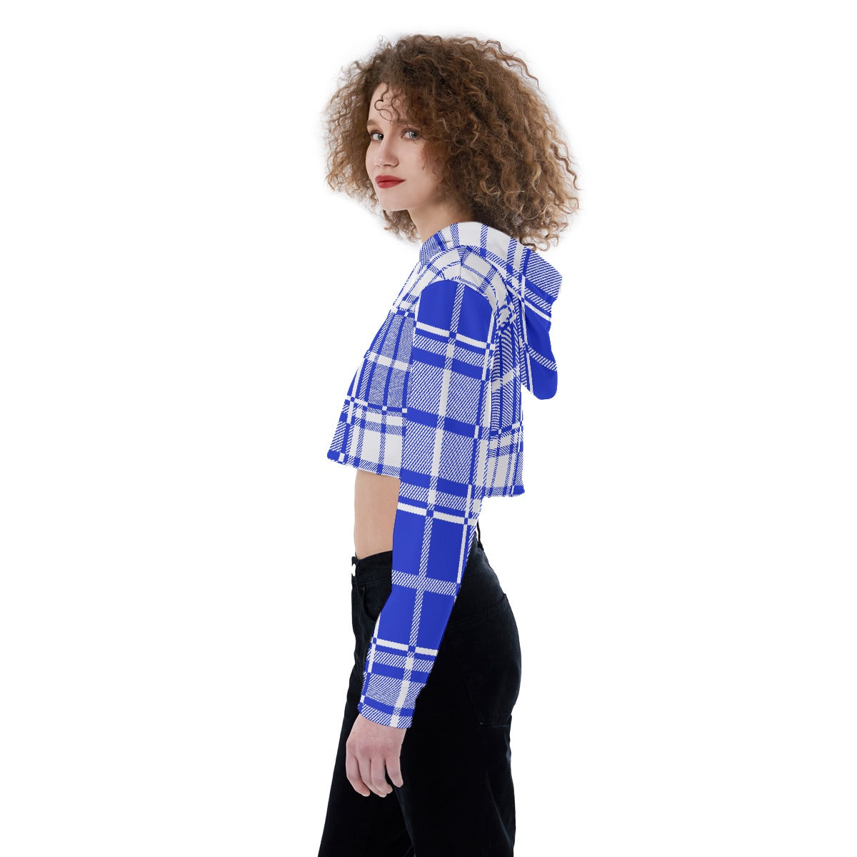 All-Over Print Women's Crop Top Hoodie