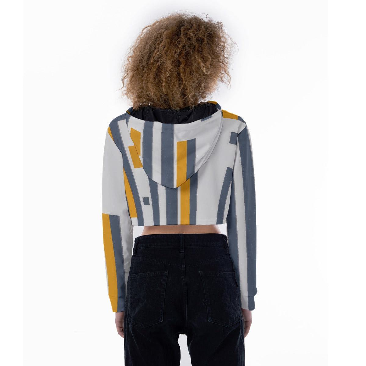 All-Over Print Women's Crop Top Hoodie