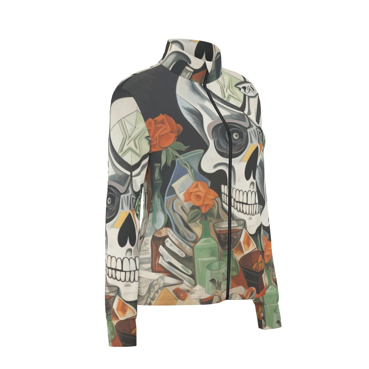 All-Over Print Women's Long Sleeve Thumbhole Jacket